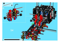 LEGO 8285 instructions page 56 – build guide
