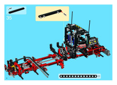 LEGO 8285 instructions page 6 – build guide