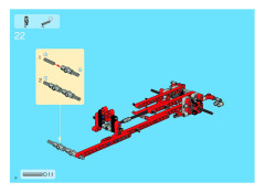LEGO 8285 instructions page 18 – build guide