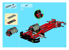 LEGO 8285 instructions page 35 – build guide