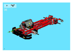 LEGO 8285 instructions page 36 – build guide