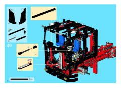 LEGO 8285 instructions page 62 – build guide