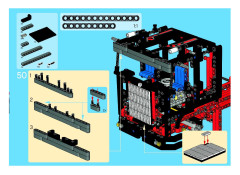 LEGO 8285 instructions page 63 – build guide