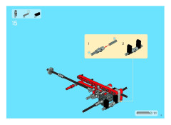 LEGO 8285 instructions page 9 – build guide