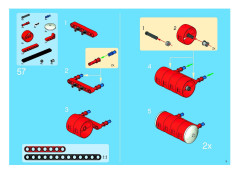 LEGO 8285 instructions page 9 – build guide