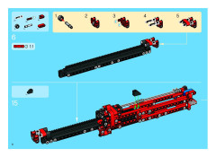 LEGO 8285 instructions page 8 – build guide