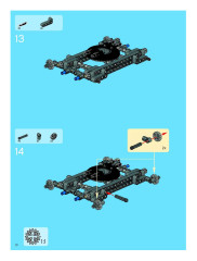 LEGO 8288 instructions page 10 – build guide
