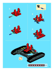 LEGO 8288 instructions page 13 – build guide