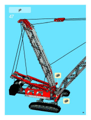 LEGO 8288 instructions page 73 – build guide