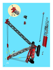 LEGO 8288 instructions page 6 – build guide