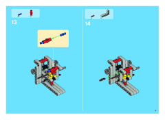 LEGO 8289 instructions page 9 – build guide