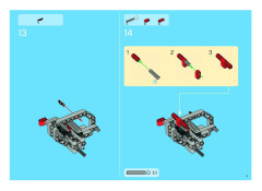 LEGO 8289 instructions page 9 – build guide