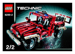 LEGO 8289 instructions page 1 – build guide