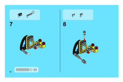 LEGO 8290 instructions page 12 – build guide