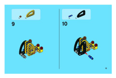 LEGO 8290 instructions page 13 – build guide