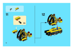 LEGO 8290 instructions page 14 – build guide