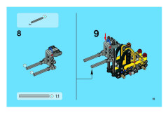 LEGO 8290 instructions page 19 – build guide