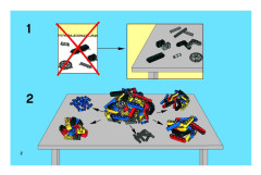 LEGO 8290 instructions page 2 – build guide
