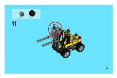 LEGO 8290 instructions page 21 – build guide