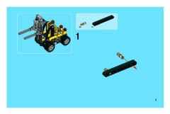 LEGO 8290 instructions page 3 – build guide