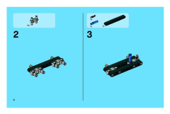LEGO 8290 instructions page 4 – build guide