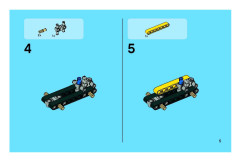 LEGO 8290 instructions page 5 – build guide