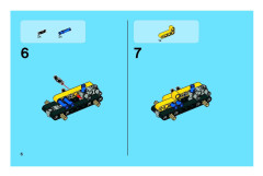 LEGO 8290 instructions page 6 – build guide