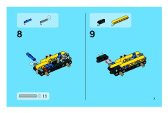 LEGO 8290 instructions page 7 – build guide