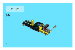 LEGO 8290 instructions page 12 – build guide