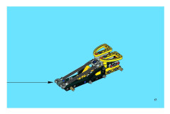 LEGO 8290 instructions page 17 – build guide