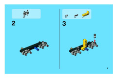 LEGO 8290 instructions page 3 – build guide