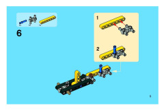 LEGO 8290 instructions page 5 – build guide