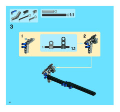 LEGO 8291 instructions page 12 – build guide