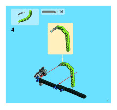 LEGO 8291 instructions page 13 – build guide