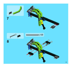 LEGO 8291 instructions page 15 – build guide