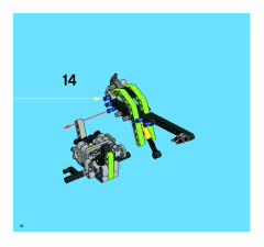 LEGO 8291 instructions page 16 – build guide