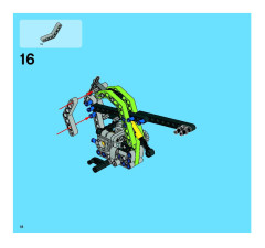 LEGO 8291 instructions page 18 – build guide