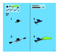 LEGO 8291 instructions page 19 – build guide