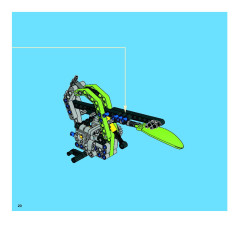 LEGO 8291 instructions page 20 – build guide