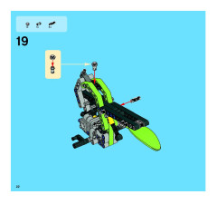 LEGO 8291 instructions page 22 – build guide