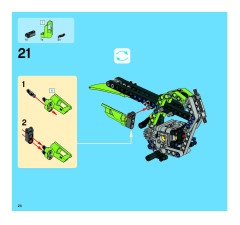 LEGO 8291 instructions page 24 – build guide