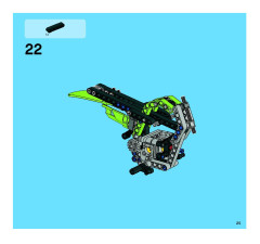 LEGO 8291 instructions page 25 – build guide