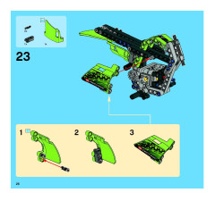 LEGO 8291 instructions page 26 – build guide