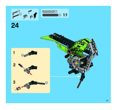 LEGO 8291 instructions page 27 – build guide