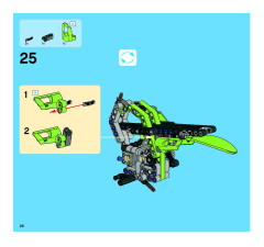 LEGO 8291 instructions page 28 – build guide