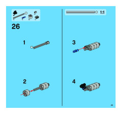 LEGO 8291 instructions page 29 – build guide