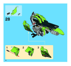 LEGO 8291 instructions page 32 – build guide