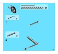 LEGO 8291 instructions page 33 – build guide