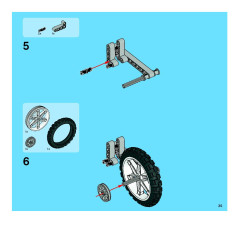 LEGO 8291 instructions page 35 – build guide