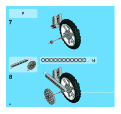 LEGO 8291 instructions page 36 – build guide